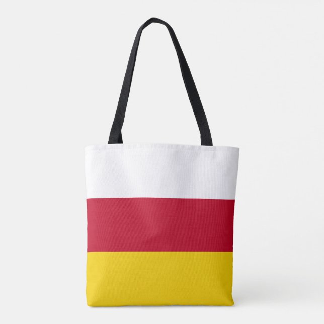 Bolsa Tote Bandeira da Ossétia do Norte (Verso)