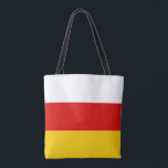 Bolsa Tote Bandeira da Ossétia do Sul<br><div class="desc">Bandeira patriótica da Ossétia do Sul</div>
