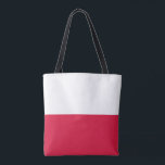 Bolsa Tote Bandeira da Polônia<br><div class="desc">Bandeira patriótica da Polônia.</div>