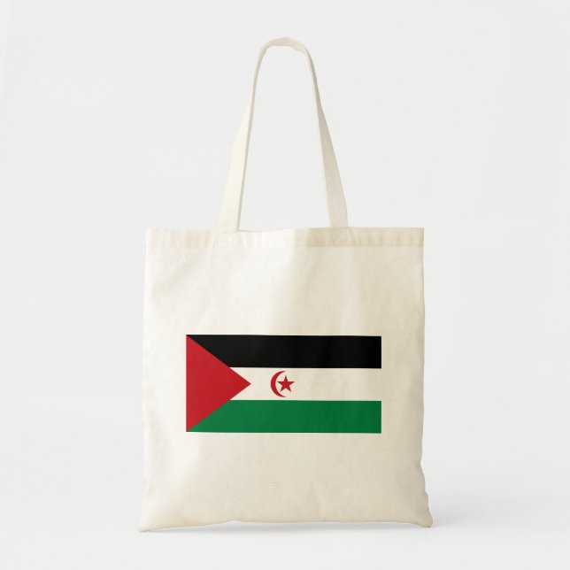 Bolsa Tote Bandeira da República Árabe Saharaui Democrática (Frente)
