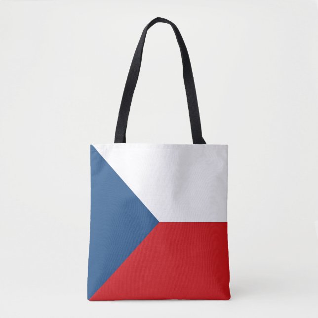 Bolsa Tote Bandeira da República Checa (Frente)