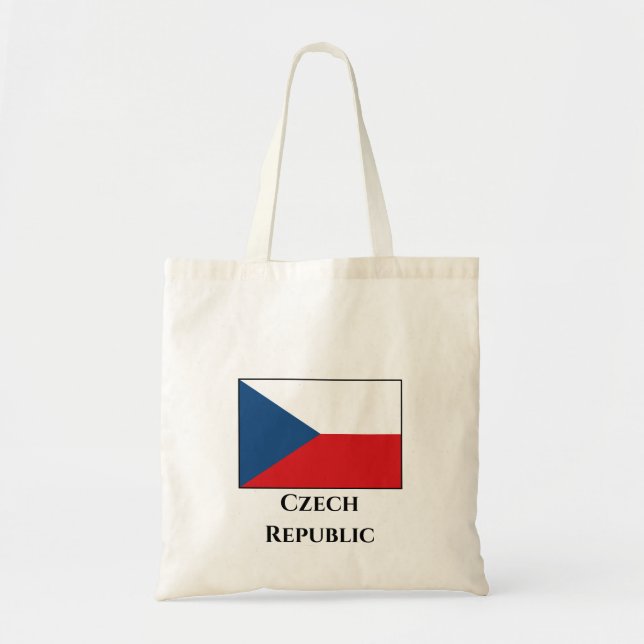Bolsa Tote Bandeira da República Checa (Frente)