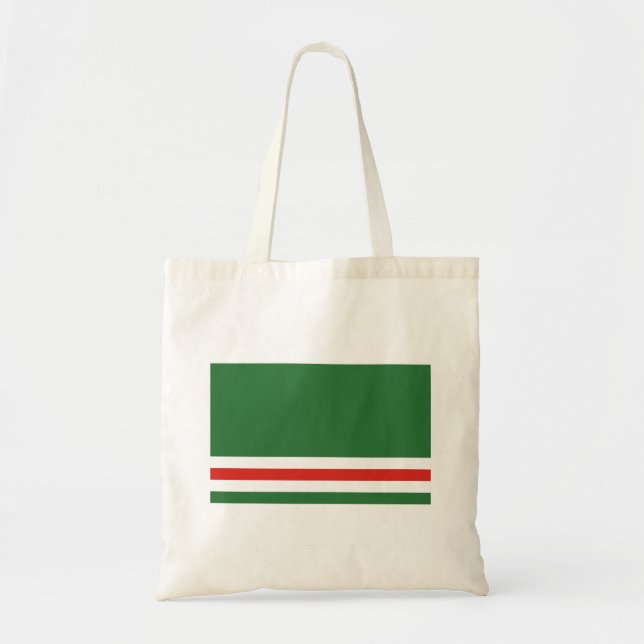 Bolsa Tote Bandeira da República Chechena de Ichkeria (Frente)