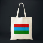 Bolsa Tote Bandeira da República da Carélia<br><div class="desc">Bandeira patriótica da República da Carélia</div>