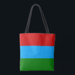 Bolsa Tote Bandeira da República da Carélia<br><div class="desc">Bandeira patriótica da República da Carélia</div>