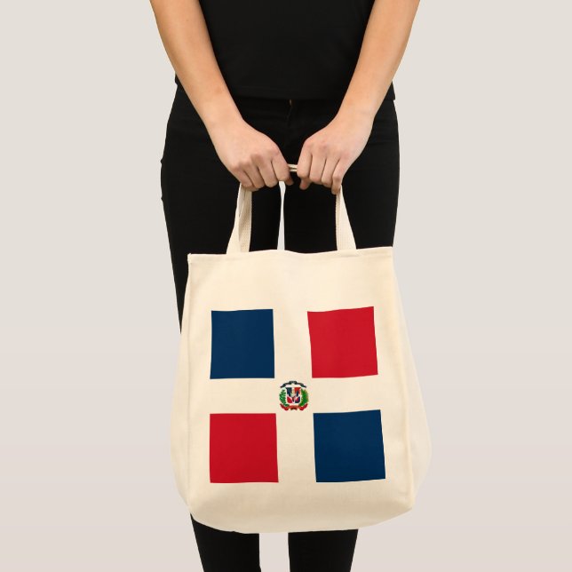 Bolsa Tote Bandeira da República Dominicana (Frente (produto))