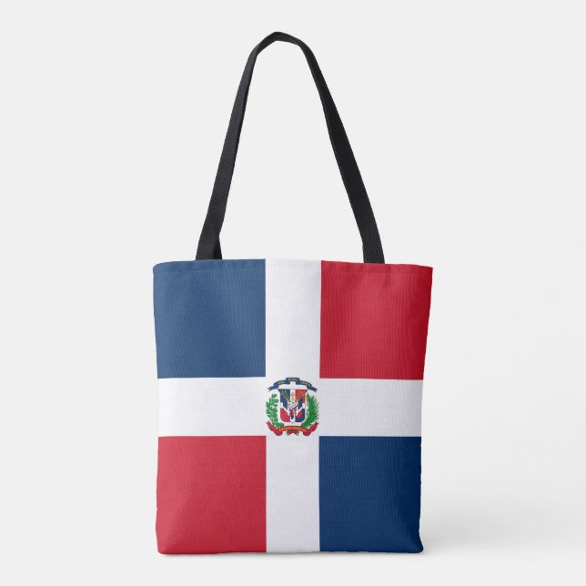 Bolsa Tote Bandeira da República Dominicana (Verso)