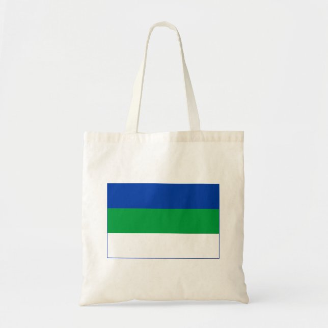 Bolsa Tote Bandeira da República Komi (Frente)