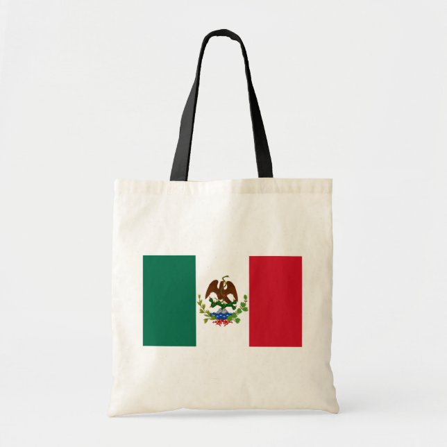 Bolsa Tote Bandeira da República Mexicana: 1824-1835, Papais  (Frente)