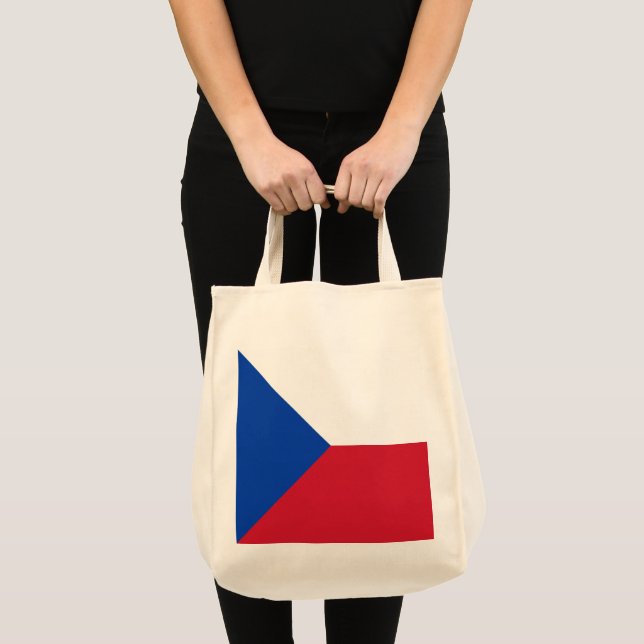 Bolsa Tote bandeira da República Tcheca (Frente (produto))