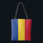 Bolsa Tote Bandeira da Romênia<br><div class="desc">Bandeira Patriótica da Romênia.</div>