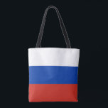 Bolsa Tote Bandeira da Rússia<br><div class="desc">Bandeira Patriótica da Rússia.</div>