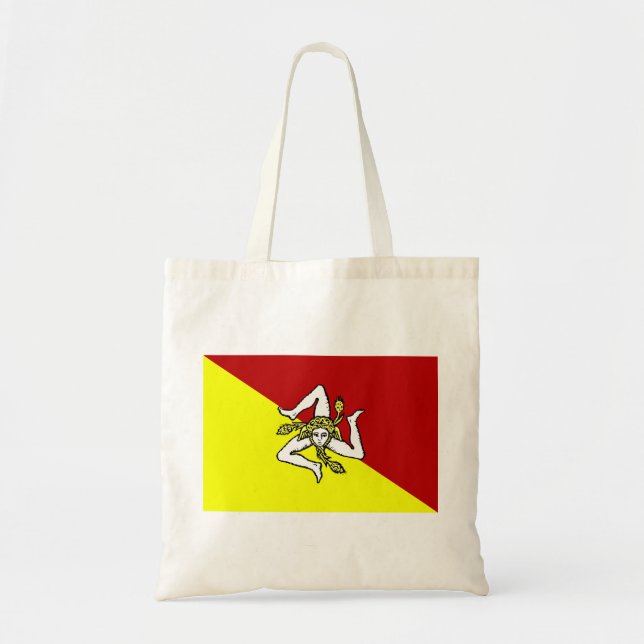 Bolsa Tote Bandeira da Sicília (Frente)