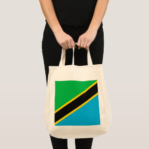 Bolsa Tote Bandeira da Tanzânia