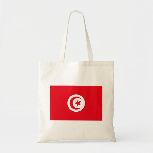 Bolsa Tote Bandeira da Tunísia (Frente)