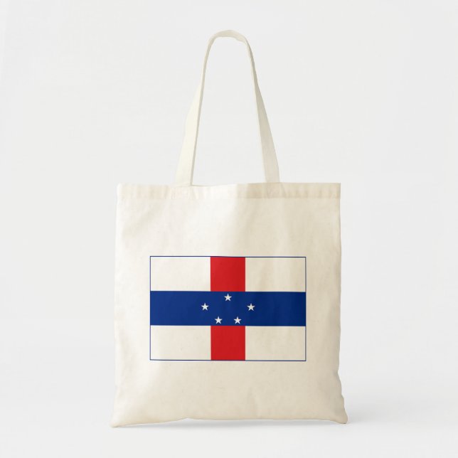 Bolsa Tote Bandeira das Antilhas Neerlandesas (Frente)