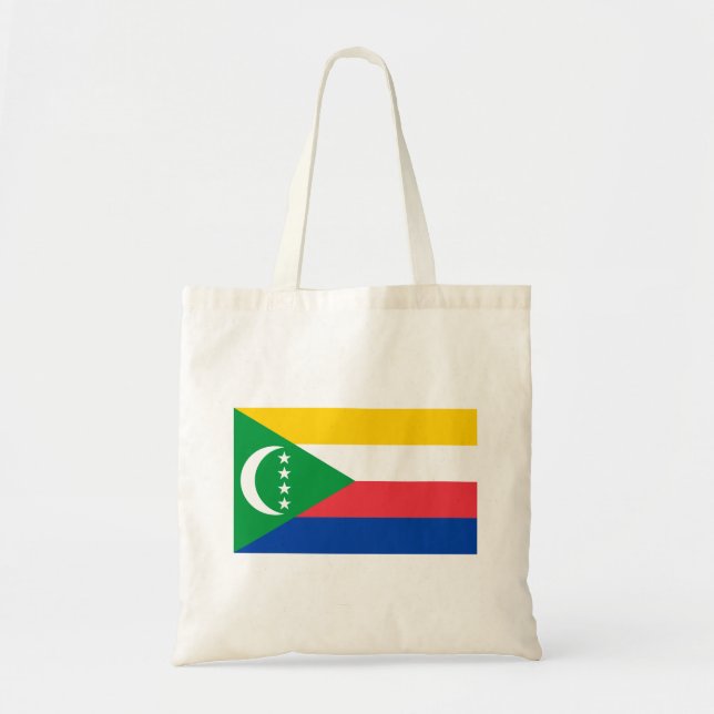 Bolsa Tote Bandeira das Comores (Frente)