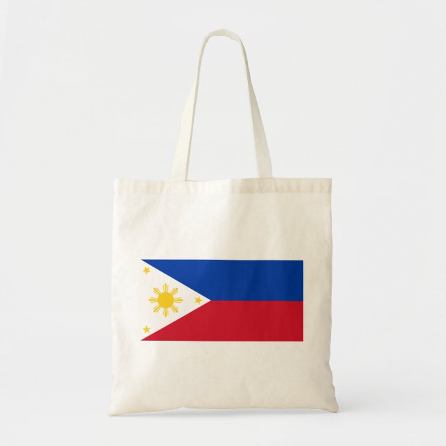Bolsa Tote Bandeira das Filipinas (Frente)