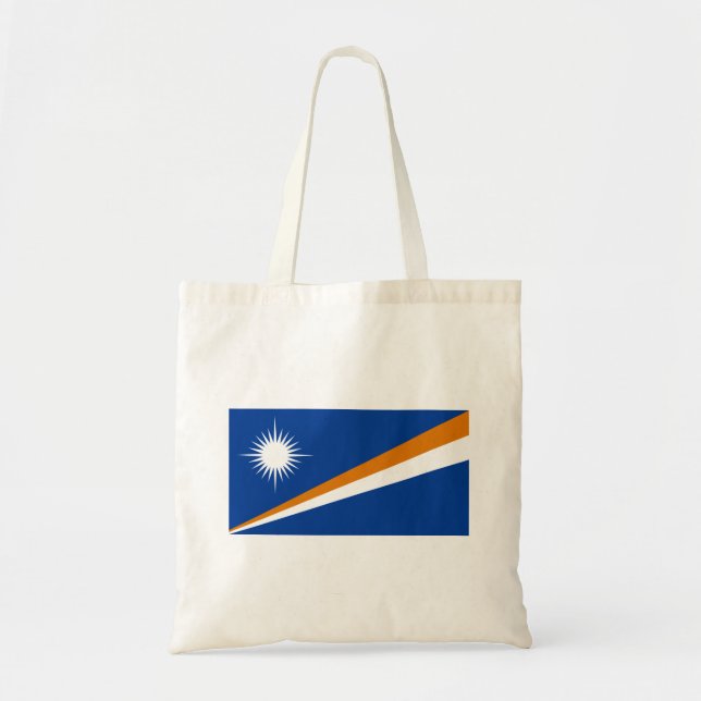 Bolsa Tote Bandeira das Ilhas Marshall (Frente)