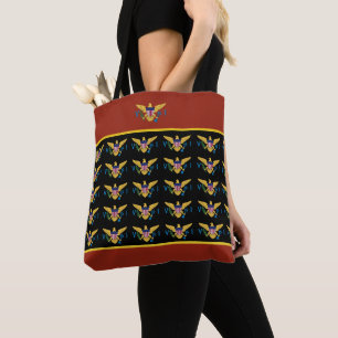 Bolsa Tote Bandeira das Ilhas Virgens dos EUA USVI Caribe tro