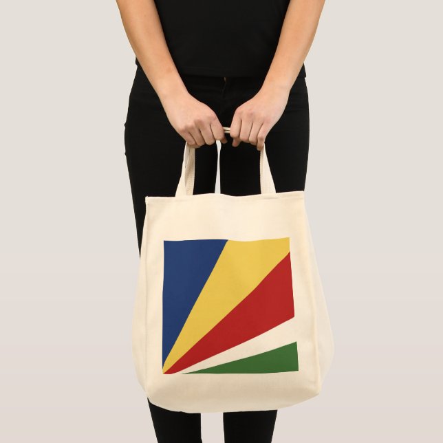 Bolsa Tote Bandeira das Seychelles (Frente (produto))