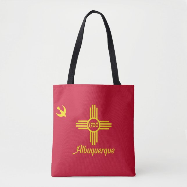 Bolsa Tote Bandeira de Albuquerque, Novo Saco de Tota do Méxi (Frente)