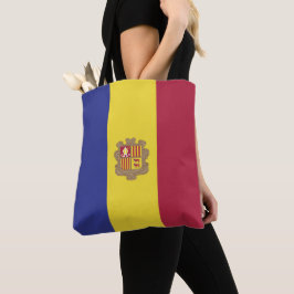 Bolsa Tote Bandeira de Andorra