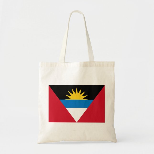 Bolsa Tote Bandeira de Antígua e Barbuda (Frente)
