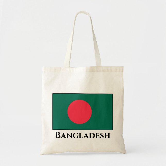 Bolsa Tote Bandeira de Bangladesh (Frente)