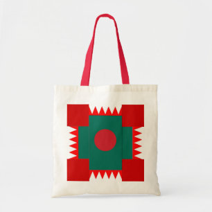 Bolsa Tote Bandeira de Barém e de saco de Bangledesh