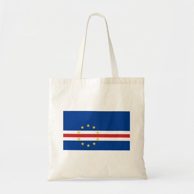 Bolsa Tote Bandeira de Cabo Verde (Frente)