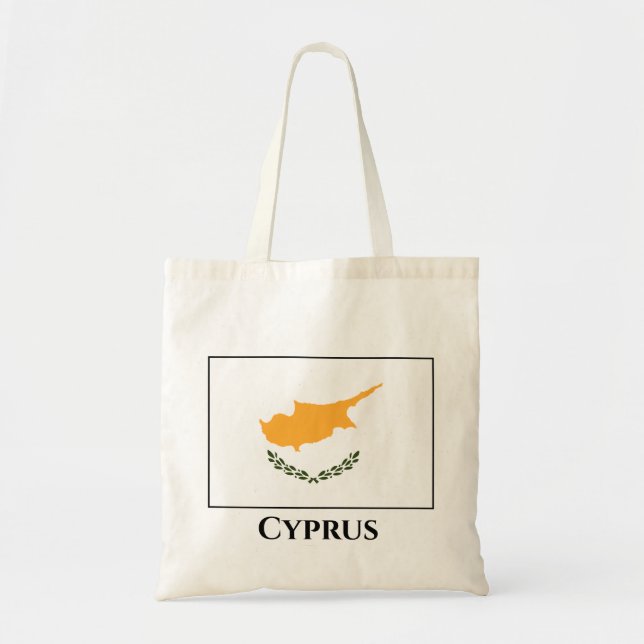 Bolsa Tote Bandeira de Chipre (Frente)