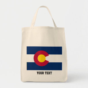 Bolsa Tote Bandeira de Colorado, bandeira do estado americano