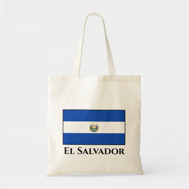 Bolsa Tote Bandeira de El Salvador (Frente)