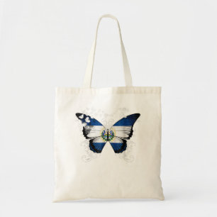 Bolsa Tote Bandeira de El Salvador Shirt Butterfly Graphic