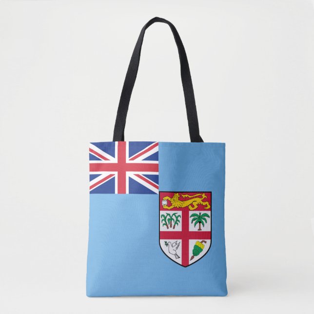 Bolsa Tote bandeira de Fiji (Frente)