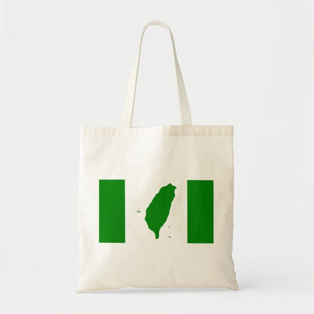 Bolsa Tote Bandeira de Formosa independente - 臺灣獨立運動 - 台灣獨立運動 (Frente)