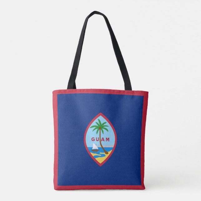 Bolsa Tote Bandeira de Guam (Verso)