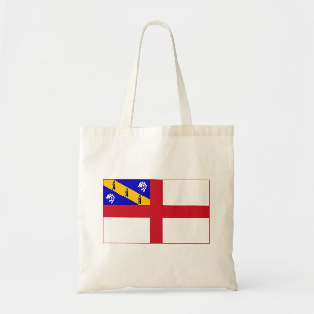 Bolsa Tote Bandeira de Herm (Frente)