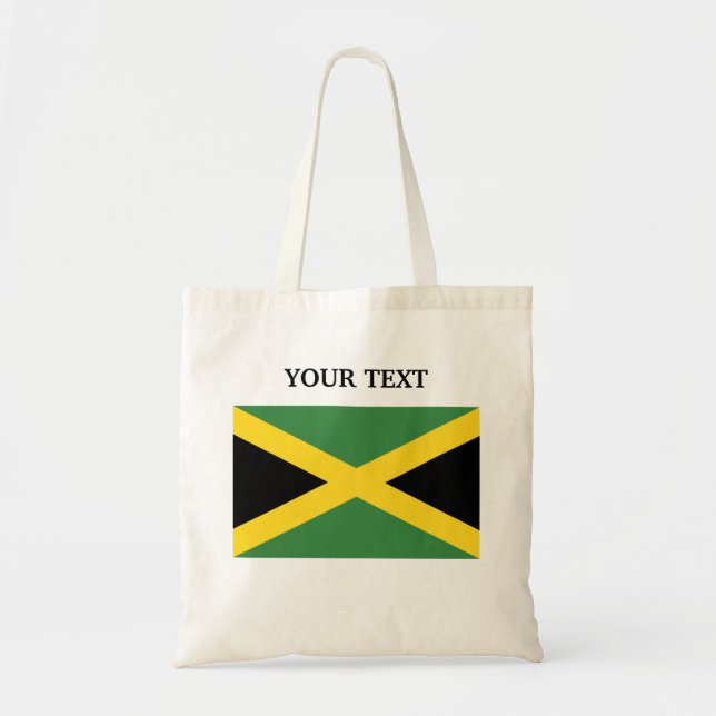Bolsa Tote Bandeira de Jamaica (Frente)
