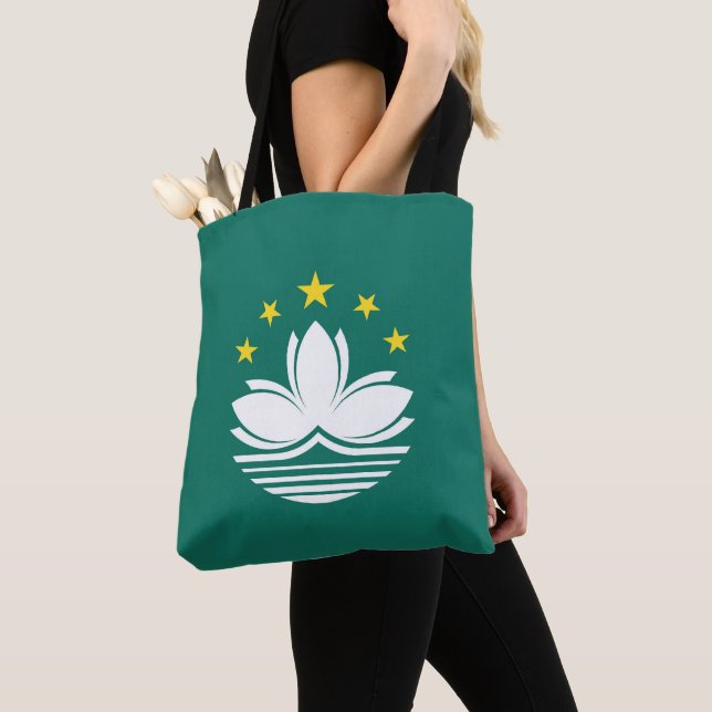 Bolsa Tote Bandeira de Macau (Close Up)