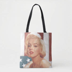 Bolsa Tote Bandeira de Marilyn