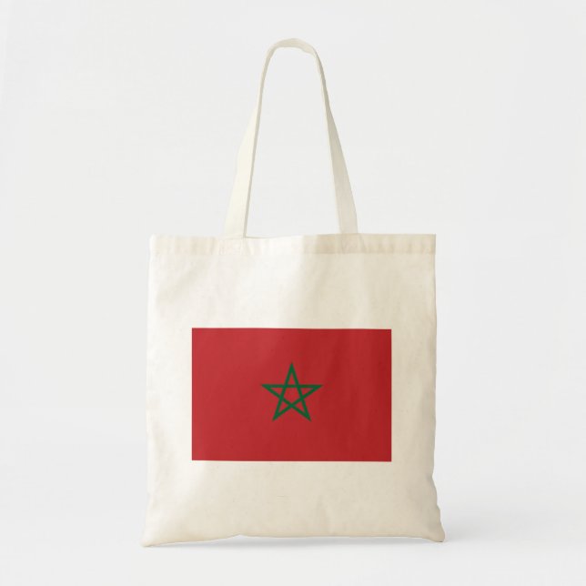 Bolsa Tote Bandeira de Marrocos (Frente)