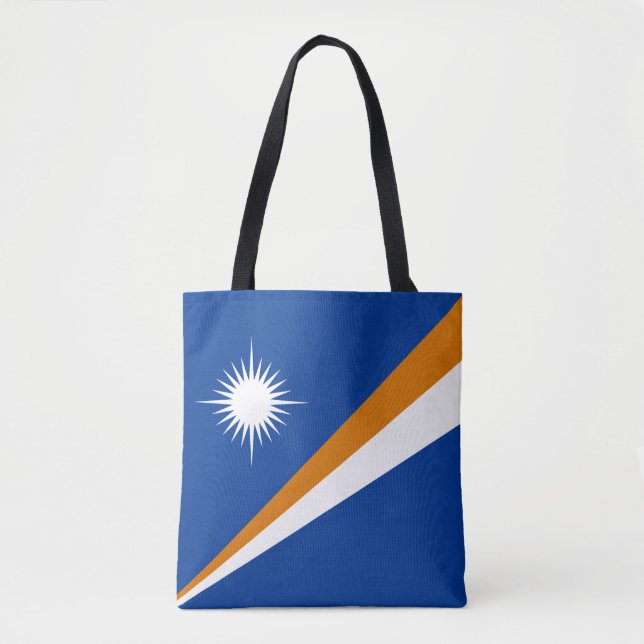 Bolsa Tote Bandeira de Marshall Islands (Frente)