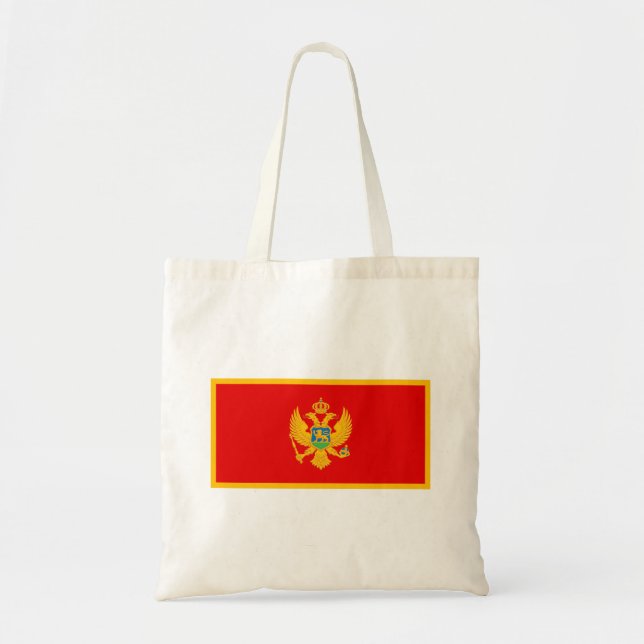 Bolsa Tote Bandeira de Montenegro (Frente)