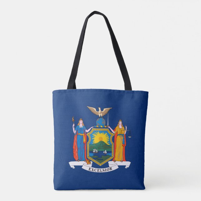 Bolsa Tote Bandeira de Nova York (Verso)