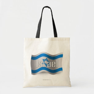 Bolsa Tote Bandeira de ondulação de Israel