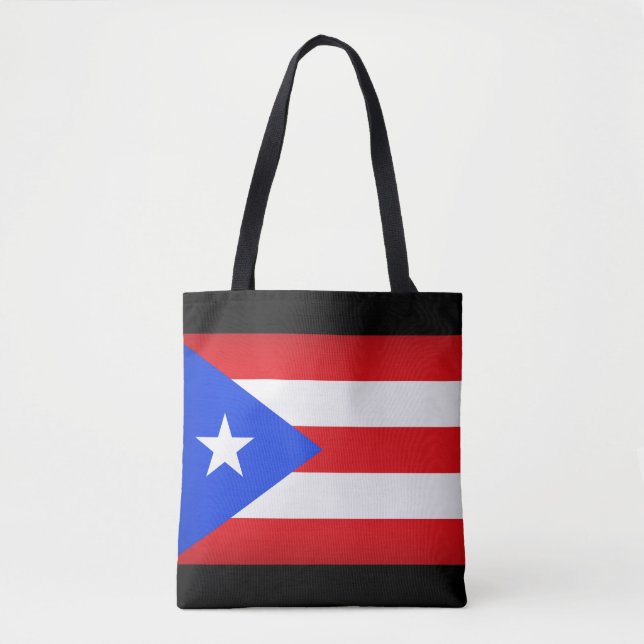 Bolsa Tote Bandeira de Puerto Rico (Frente)