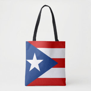 Bolsa Tote Bandeira de Puerto Rico