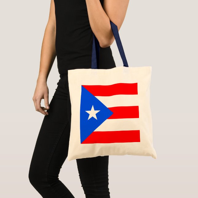 Bolsa Tote Bandeira de Puerto Rico (Frente (produto))